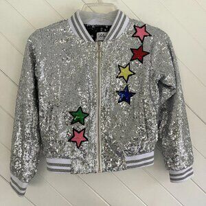 Lola + The Boys, Unicorn Sequin Bomber Jacket, Girls sizes 8